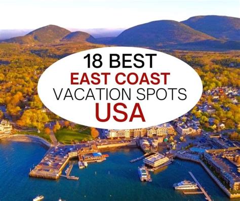 east coast towns|27 Best East Coast Vacation Spots .